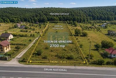 Teren Construcții intravilan de 2700 mp, în Gilău - 1