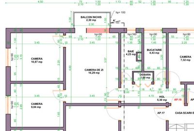 Apartament cu 4 camere semidecomandat în Take Ionescu - 1