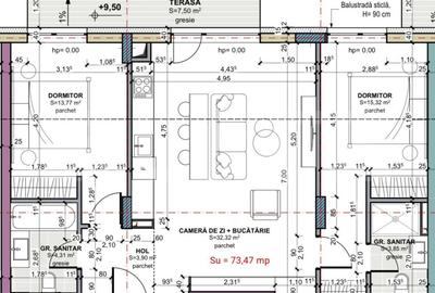 Apartament 3 camere, 74 mp, comision 0, zona Terra Oasului - 2