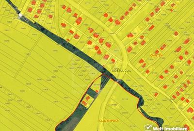 Teren pentru constructii, intravilan, 492 mp, zona intrare - Chinteni - 3