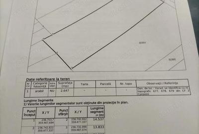 Teren de 2647 mp, în Coronini - 1