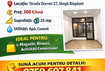 Spatiu Comercial De Inchiriat Strada Dornei - 1