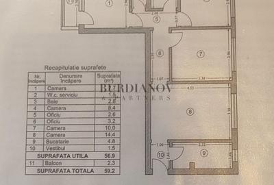 Apartament cu 4 camere semidecomandat, mobilat în Drumul Taberei - 3