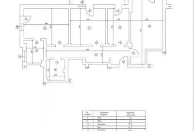Apartament cu 3 camere decomandat în Central