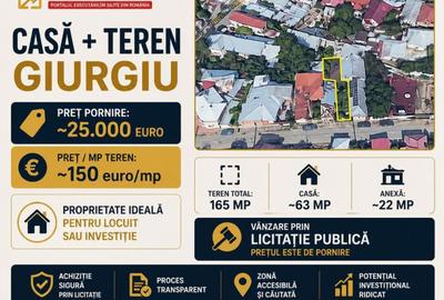 Casă cu 2 camere în Uiești - 3
