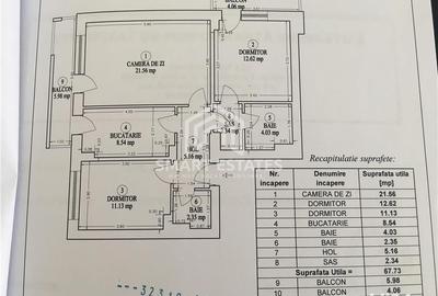 Apartament cu 3 camere decomandat în Baba Novac - 9