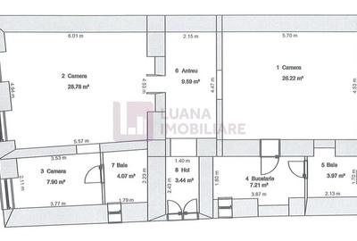 Apartament cu 3 camere semidecomandat, mobilat în Ultracentral - 14