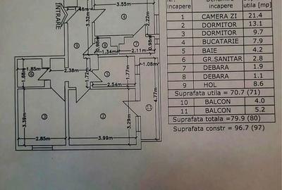 Apartament cu 3 camere decomandat în Exterior Vest - 1