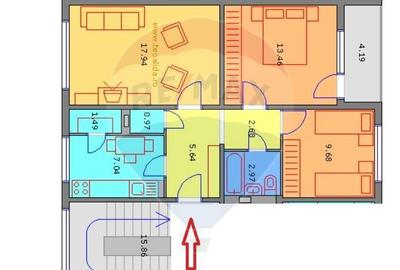 Apartament cu 3 camere decomandat în Drumul Taberei - 7