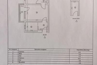 Tomis nord-cireșica.apartament 2 camere - 2