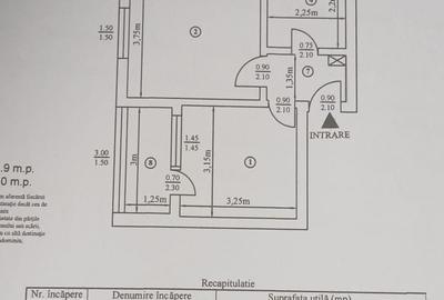 Apartament cu 3 camere semidecomandat în Dărmănești