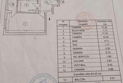 Apartament cu 3 camere decomandat în Titan - 23