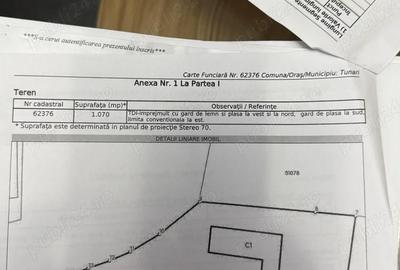 Teren de 1070 mp, în Tunari - 3