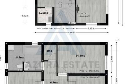 Casă individuală cu 4 camere cu Canalizare în Daia - 15