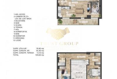Apartament cu 3 camere decomandat în Aviației - 13