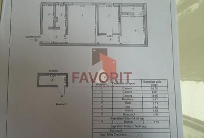 Apartament cu 3 camere semidecomandat, mobilat în Cetății - 14