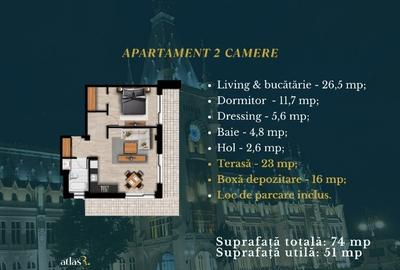 Apartament 2 camere | Intabulat | Bucium | Boxa + loc parcare incluse | 107.000 - 10
