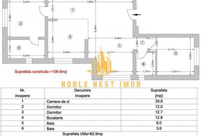 Apartament cu 3 camere în Negru Vodă - 4