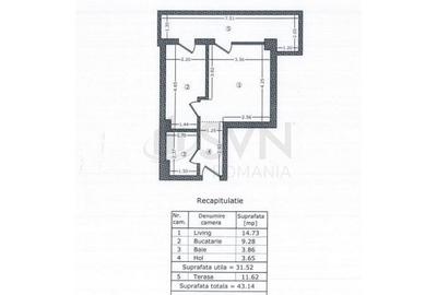 Garsonieră semidecomandată, mobilată în Aviației - 10