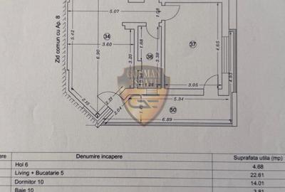 Apartament cu 3 camere semidecomandat, mobilat în Nord - 20