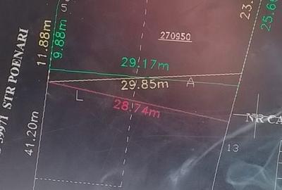 Teren de 700 mp, în Exterior Vest - 2