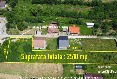 Teren de 2510 mp, în Bujoreni