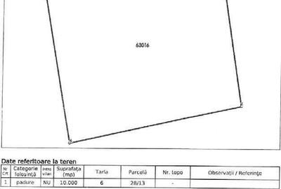 Teren extravilan padure, cota parte de 1/48 Horgesti, ID: R2325836 - 2