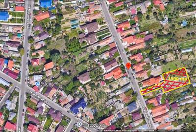 TEREN INTRAVILAN DE 1500MP CU PROIECT SI AUTORIZAȚIE PENTRU 6 VILE ! - 2