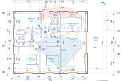 Casă cu 3 camere cu Teren 1237 Mp în Ghioroc - 4
