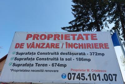 Afumați IF DN2 - casă mare cu teren ideală pt. firmă, clinică medicală, pensiune