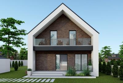 Casa A30-arhitectura scandinava | 5 camere | teren 532 mp| Crevedia | Comision 0