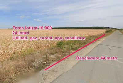 REL4001010 De vanzare teren lotizat 10000 mp urbanism valabil