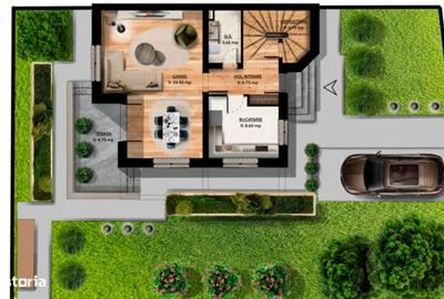 Casă cu 4 camere în Central - 1