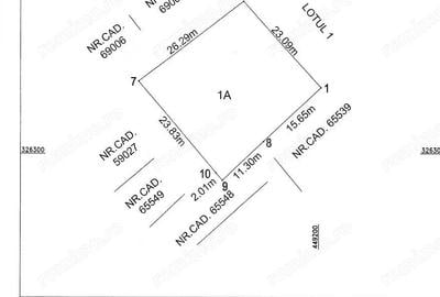 Teren intravilan 650mp cu deschidere 26,95 ml si toate utilitatile Teren intravilan 650mp cu deschidere 26,95 ml si toate utilitatile - 1