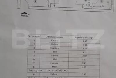 Apartament 3 camere etaj 1 - 10
