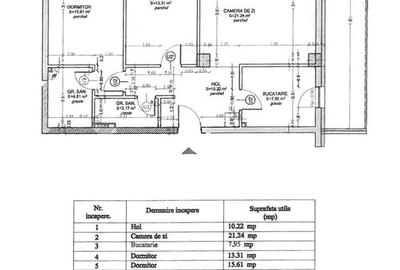 Apartament 3 camere, Su=76mp+31 mp terasa, parcare, Sophia Residence - 12