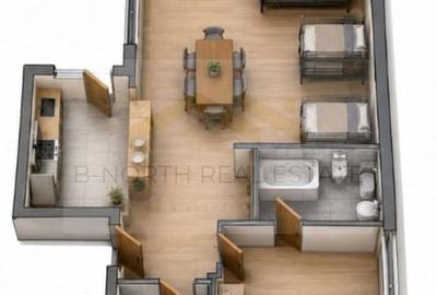 Apartament cu 5 camere decomandat, mobilat în Corbeanca