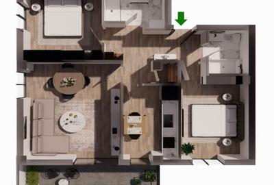 Apartament cu 3 camere, parcare subterana, Tractorul Apartament cu 3 camere, parcare subterana, Tractorul - 4