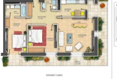 Asmita Gardens, Tineretului 3 camere 104 mp, Centrala, AC, Parcare Subteran Asmita Gardens, Tineretului 3 camere 104 mp, Centrala, AC, Parcare Subteran - 17