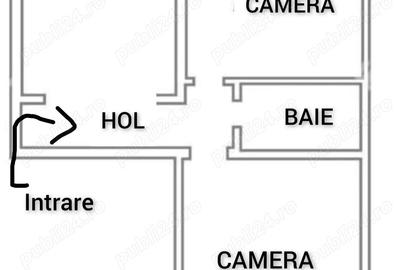 Proprietar, vand apartament decomandat cu doua camere in Sibiu, Valea Aurie. - 9
