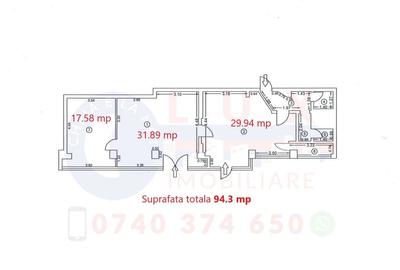 Spațiu comercial, de 95 mp, în Faleză