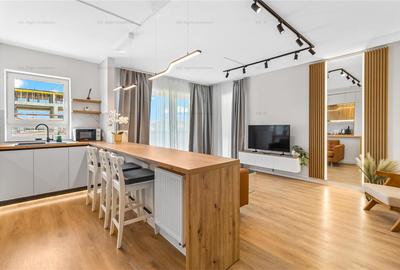 Apartament cu 3 camere decomandat, mobilat în Tractorul - 2