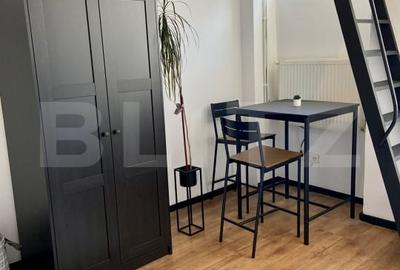 Garsonieră semidecomandată, mobilată în Central