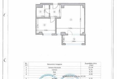 Apartament cu 2 camere în Chiajna