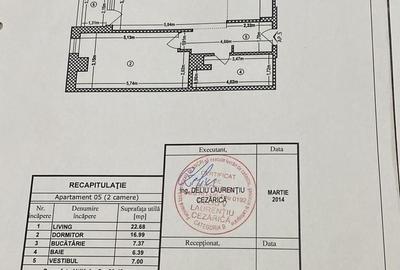 Apartament cu 2 camere decomandat în Voluntari - 14