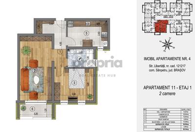 APARTAMENT 2 CAMERE 56,5 MP UTILI -  RATE DEZVOLTATOR - 5% AVANS - 6