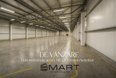 Hala industriala aut. ISU - 1200mp + birouri 900mp zona Mall - Selimbar - 1
