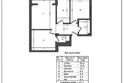 Apartament 3 Camere Decomandat Toate Utilitatile - 5