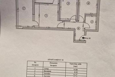 Apartament cu 3 camere decomandat în Central - 2