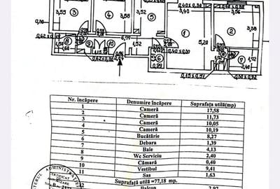 Apartament cu 4 camere semidecomandat, mobilat în Rahova - 2